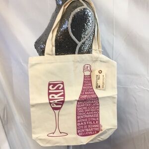 Maptote Paris tote bag champagne pink cities New